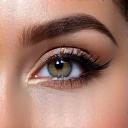 Visage d'une femme avec un maquillage très léger 'effortless chic'